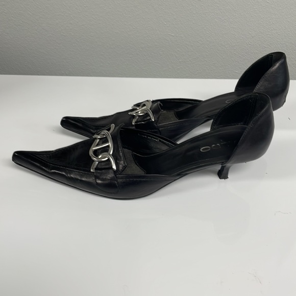 Black very pointy kitten heels - Picture 4 of 7